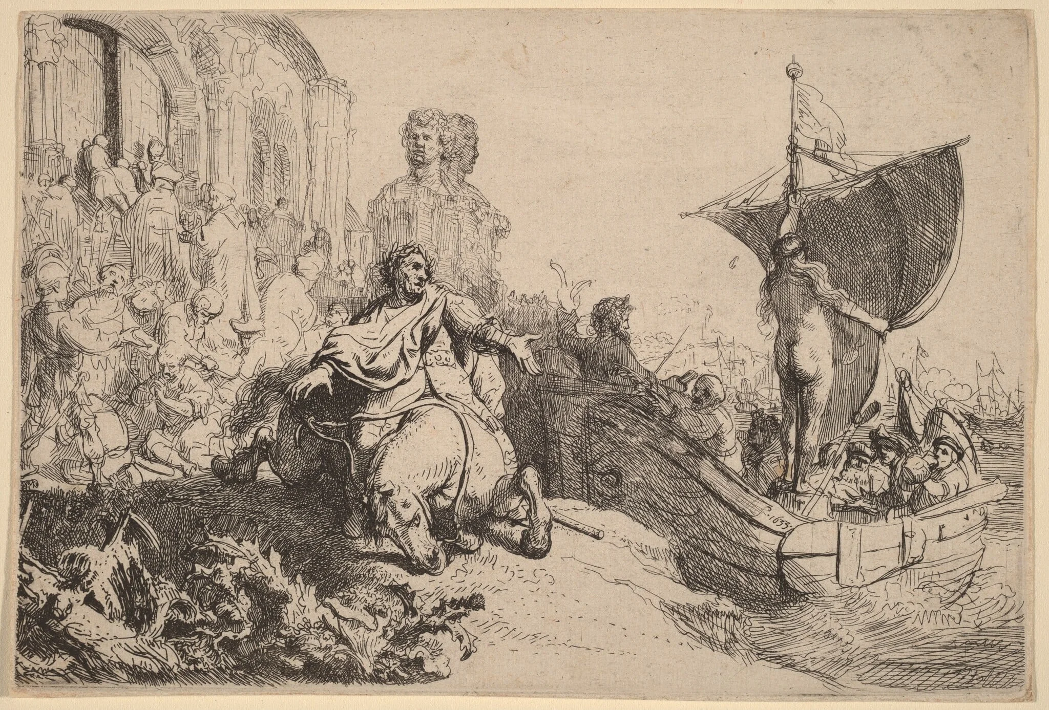 The Ship of Fortune, detail