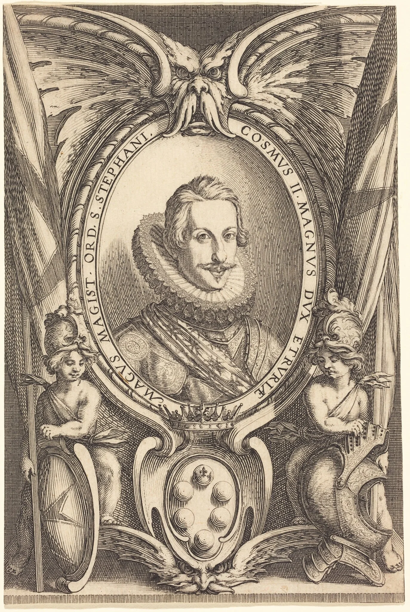 Cosimo II de' Medici, Grand Duke of Tuscany, detail