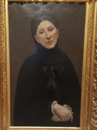 Portrait de Mme Puvis de Chavannes, née Princesse Cantacuzène, by Pierre Puvis de Chavannes, oil, 1892