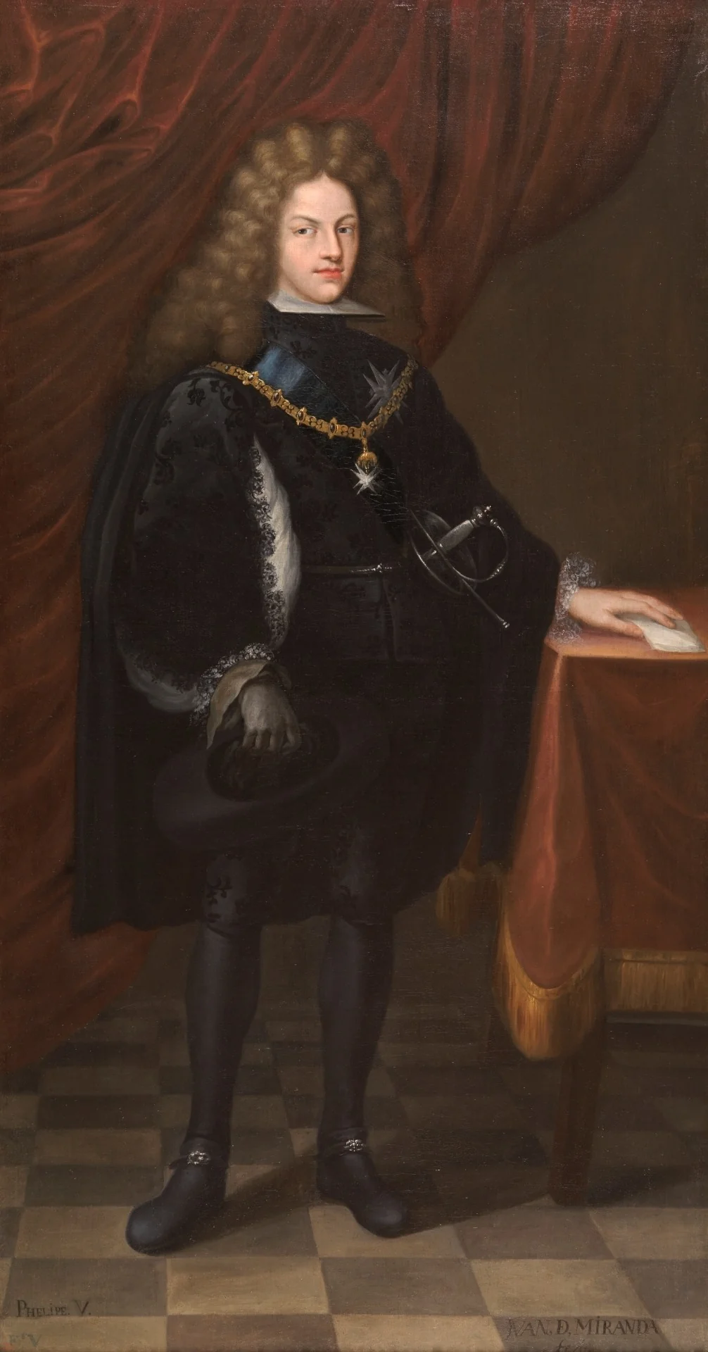 Philip V of Spain, detail