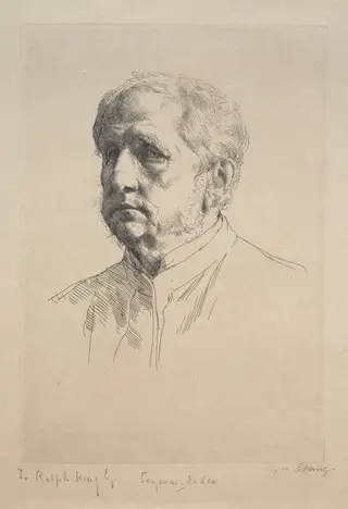 Sir Francis Seymour Haden, by William Strang, 1883