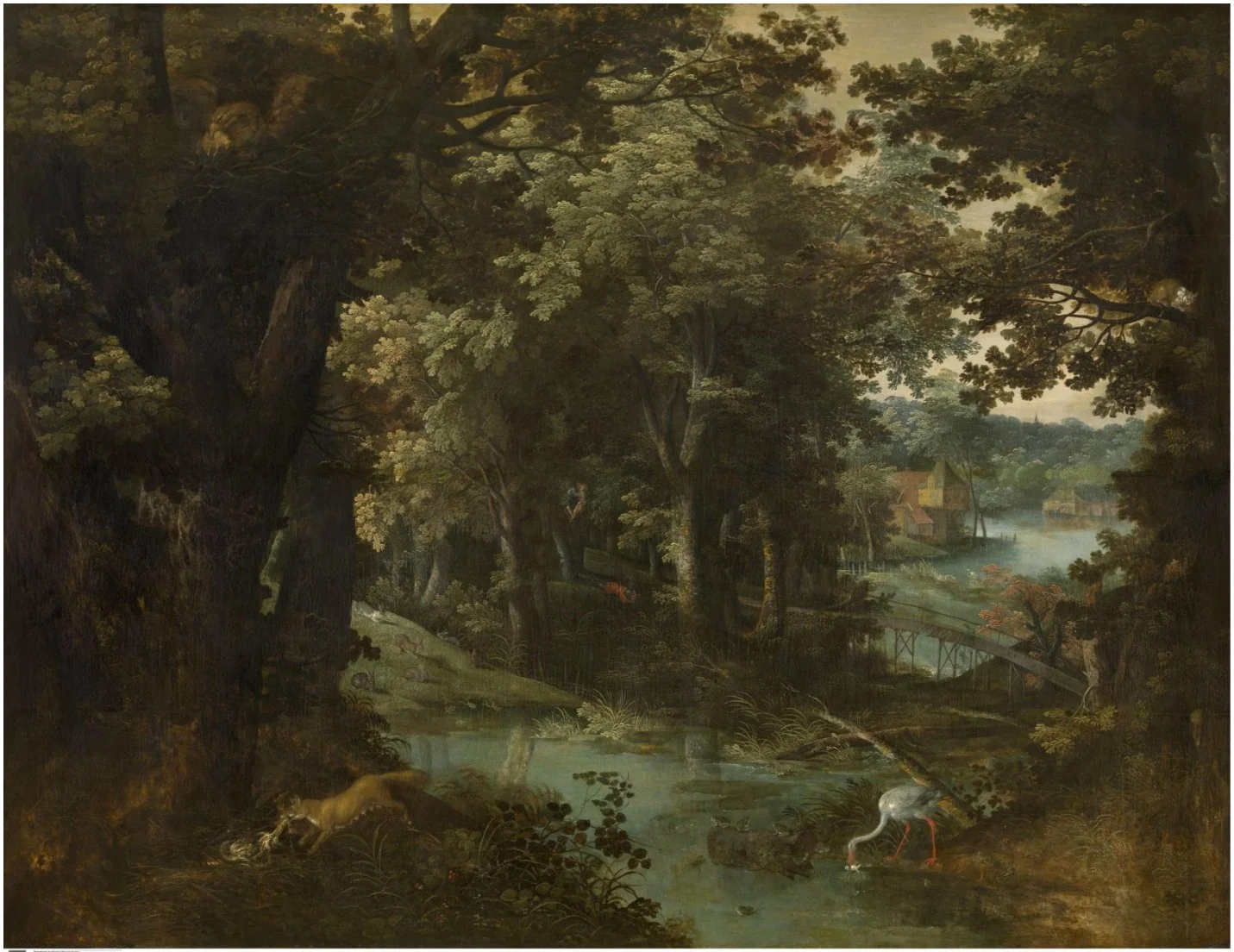 Landscape with Fables, detail