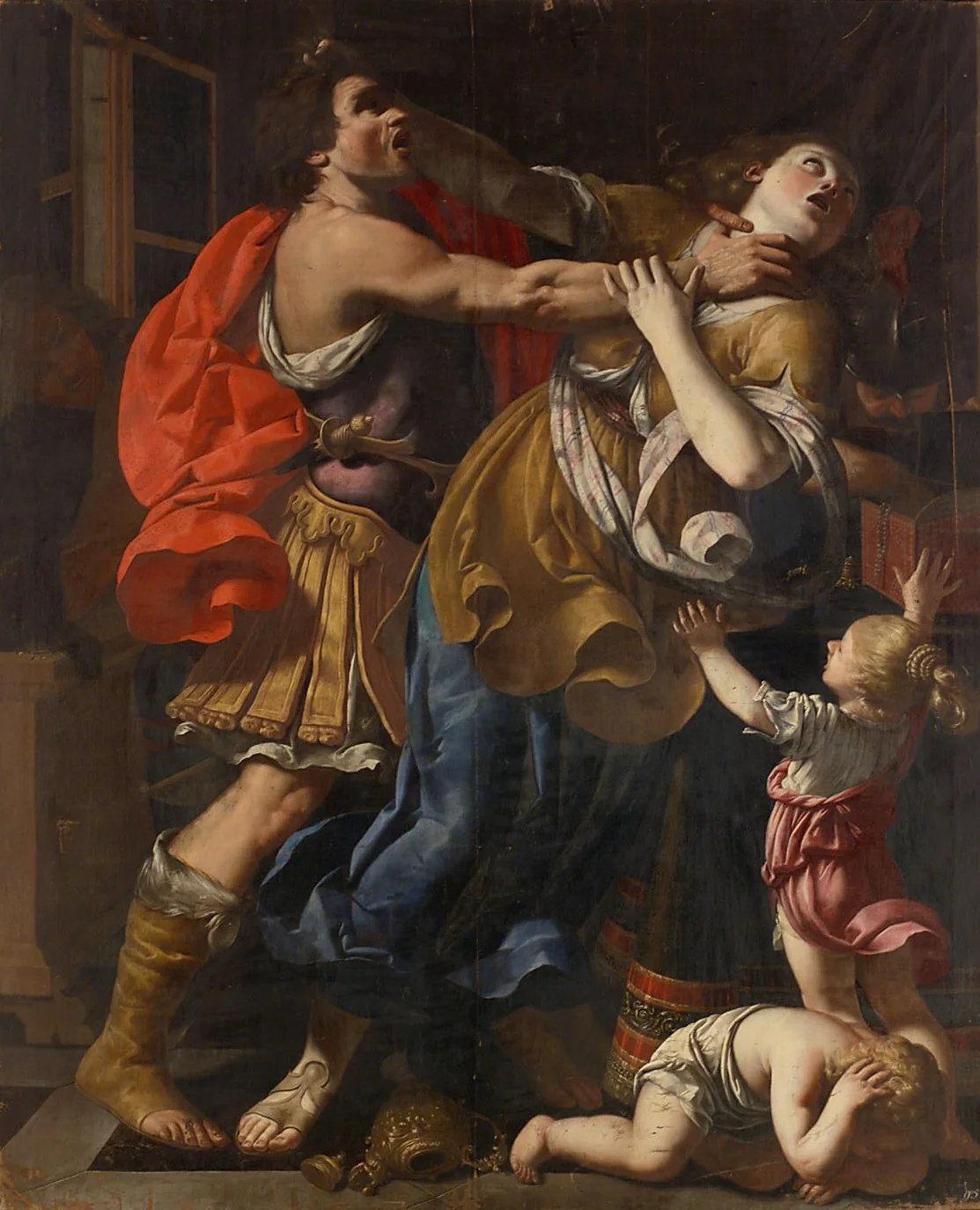 Predatory attack, detail