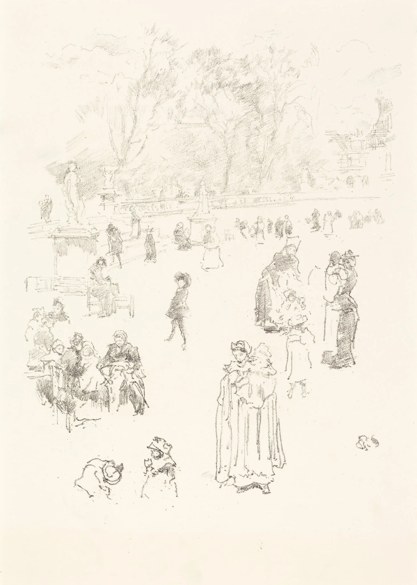 Nursemaids: "Les Bonnes du Luxembourg", detail