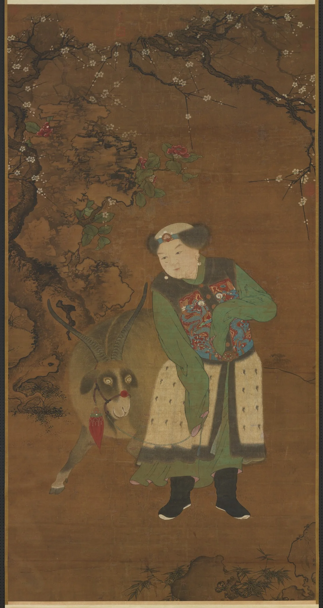 Boy and Goat, detail