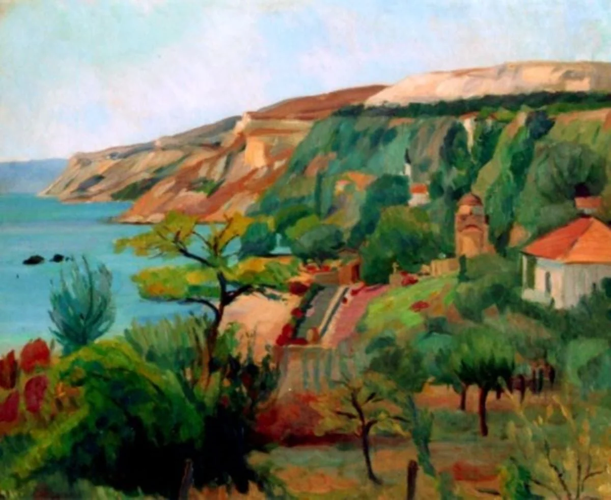 Grădini la marginea mării, detail