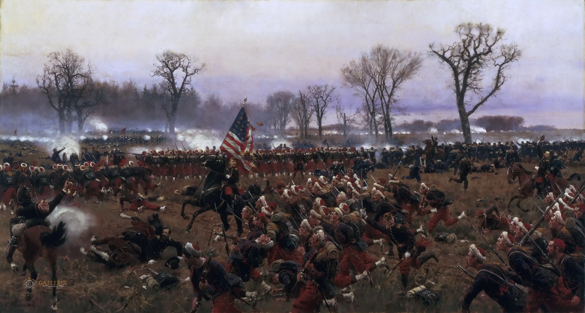 The Battle of Fredericksburg, December 13, 1862, detail