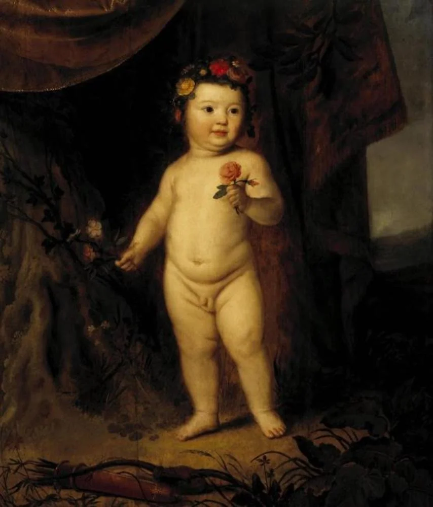 Portrait of a Child as Cupid, detail