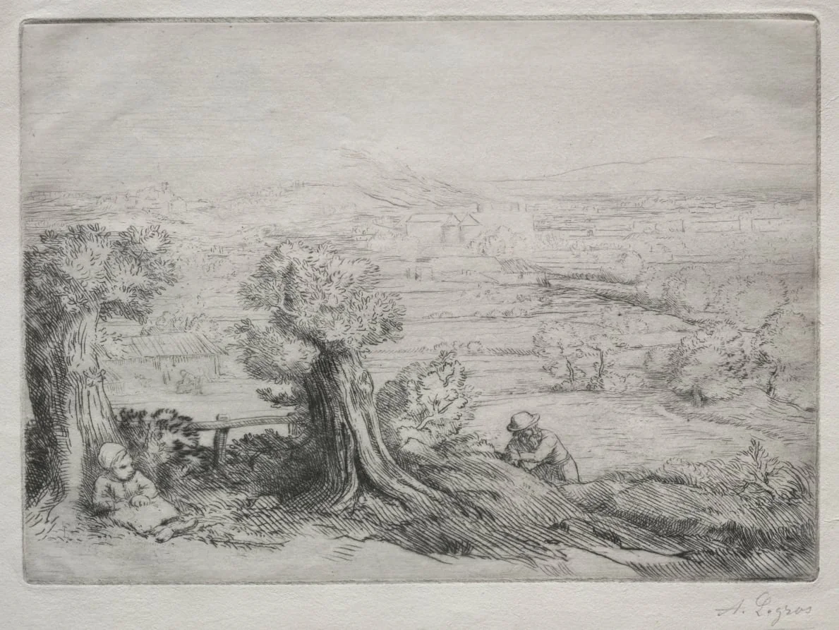 Souvenir d'un Vallée en Bourgogne, detail