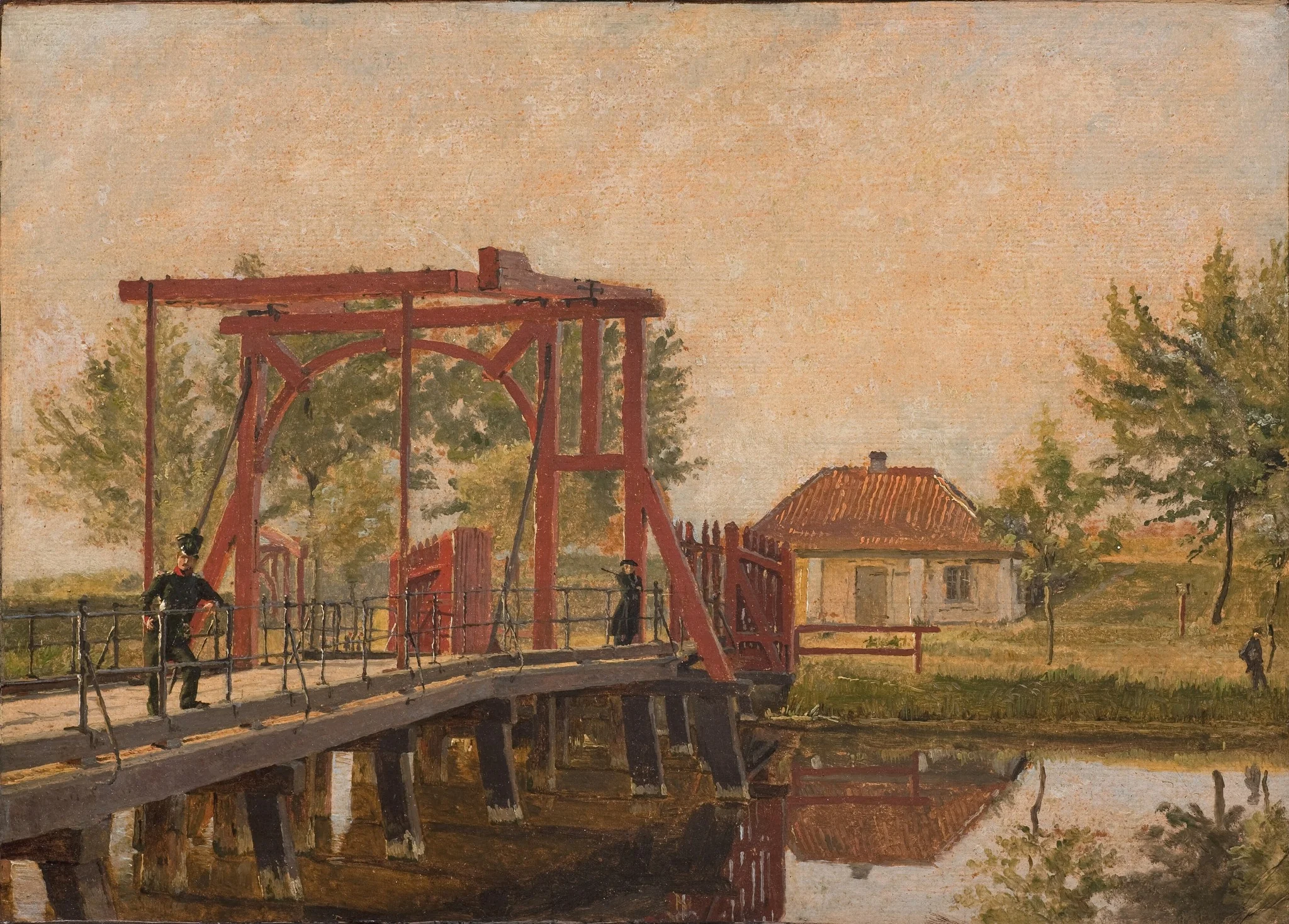 The Northern Drawbridge to the Citadel in Copenhagen, detail