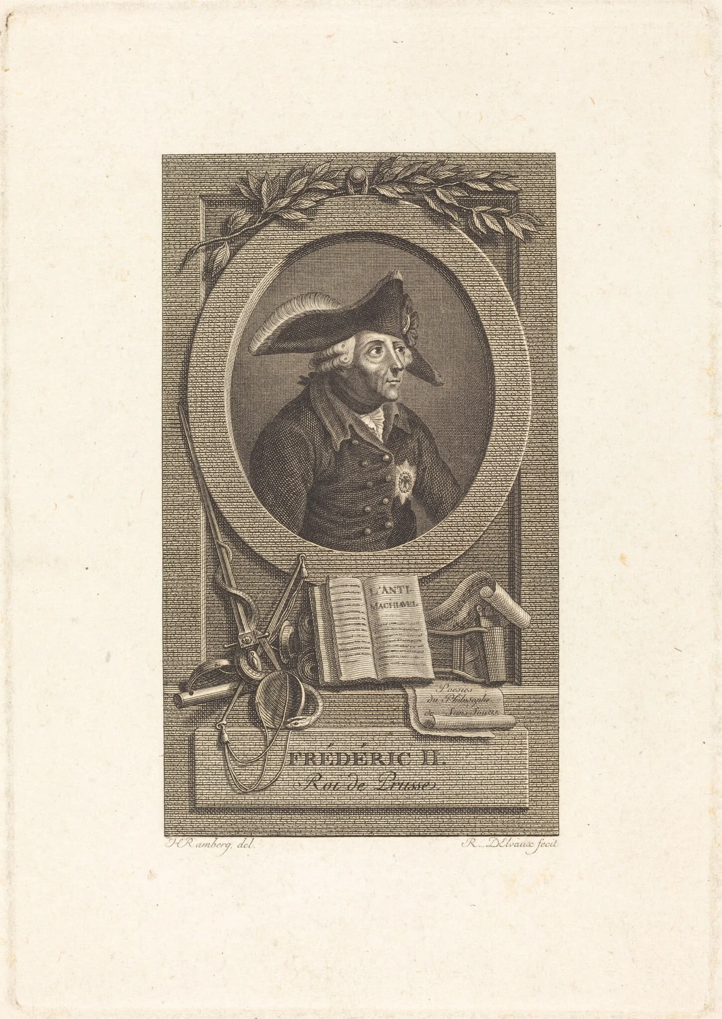 Frederick the Great, King of Prussia, detail