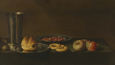 Still life with berries, detail