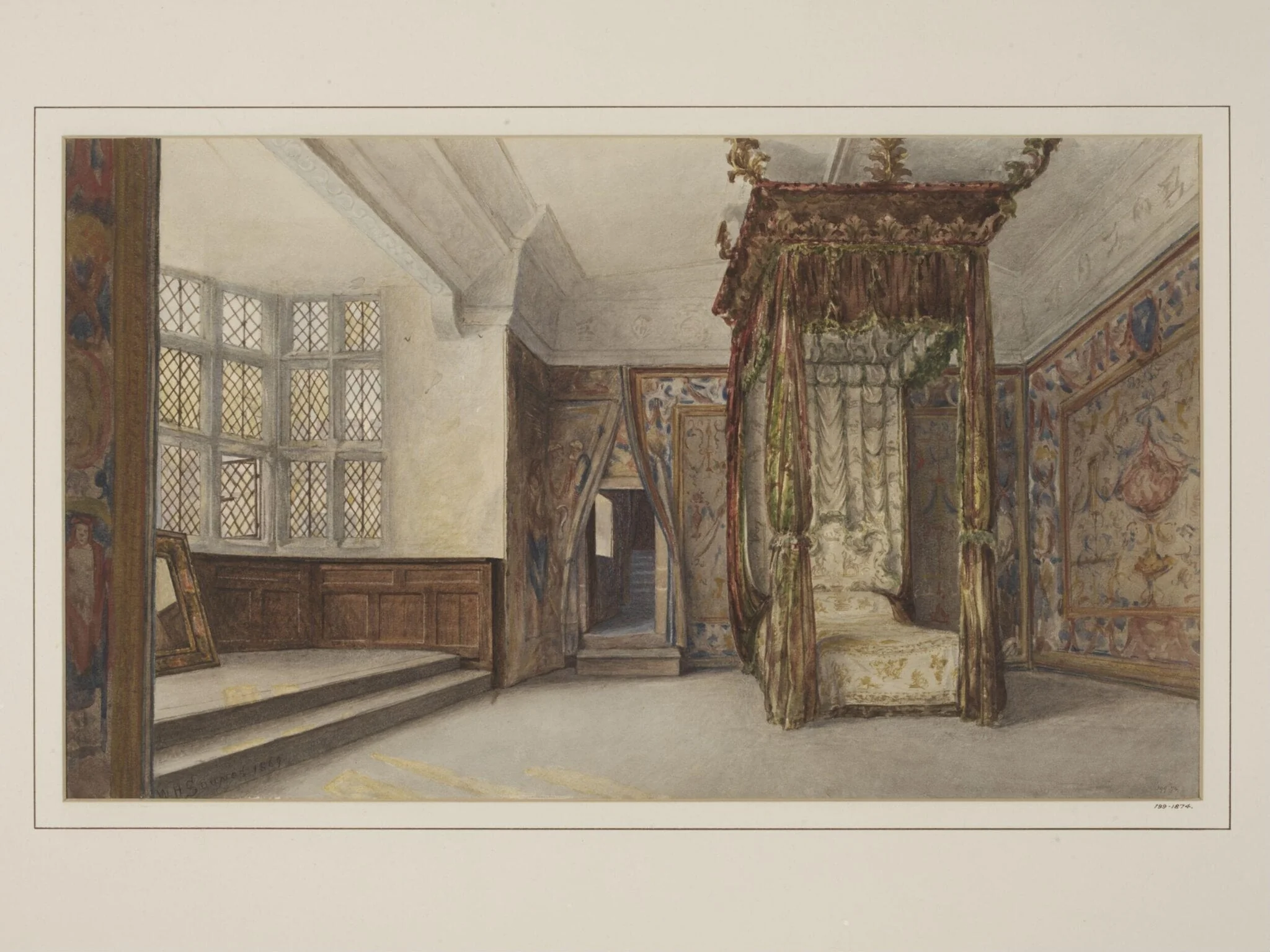 Queen Elizabeth's Bedroom, Haddon Hall, detail