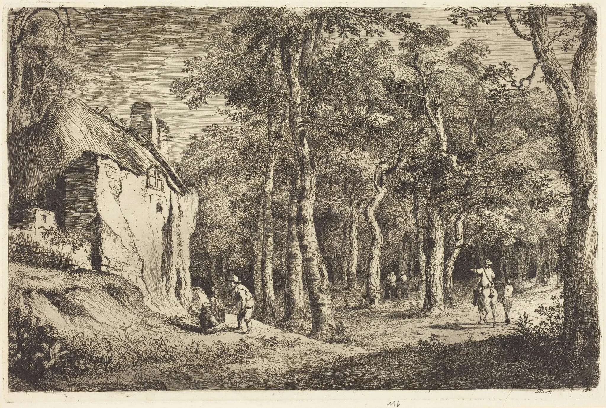 Entree de Foret, detail