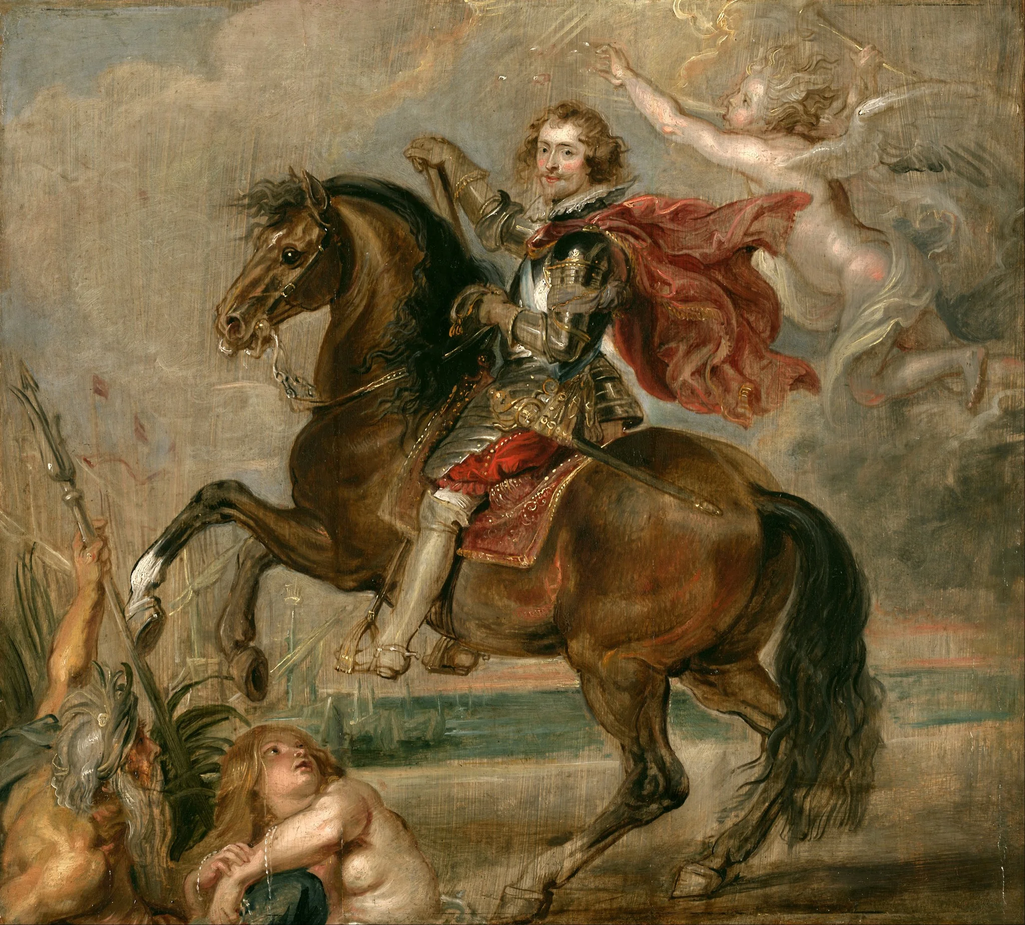 Equestrian Portrait of the Duke of Buckingham, detail