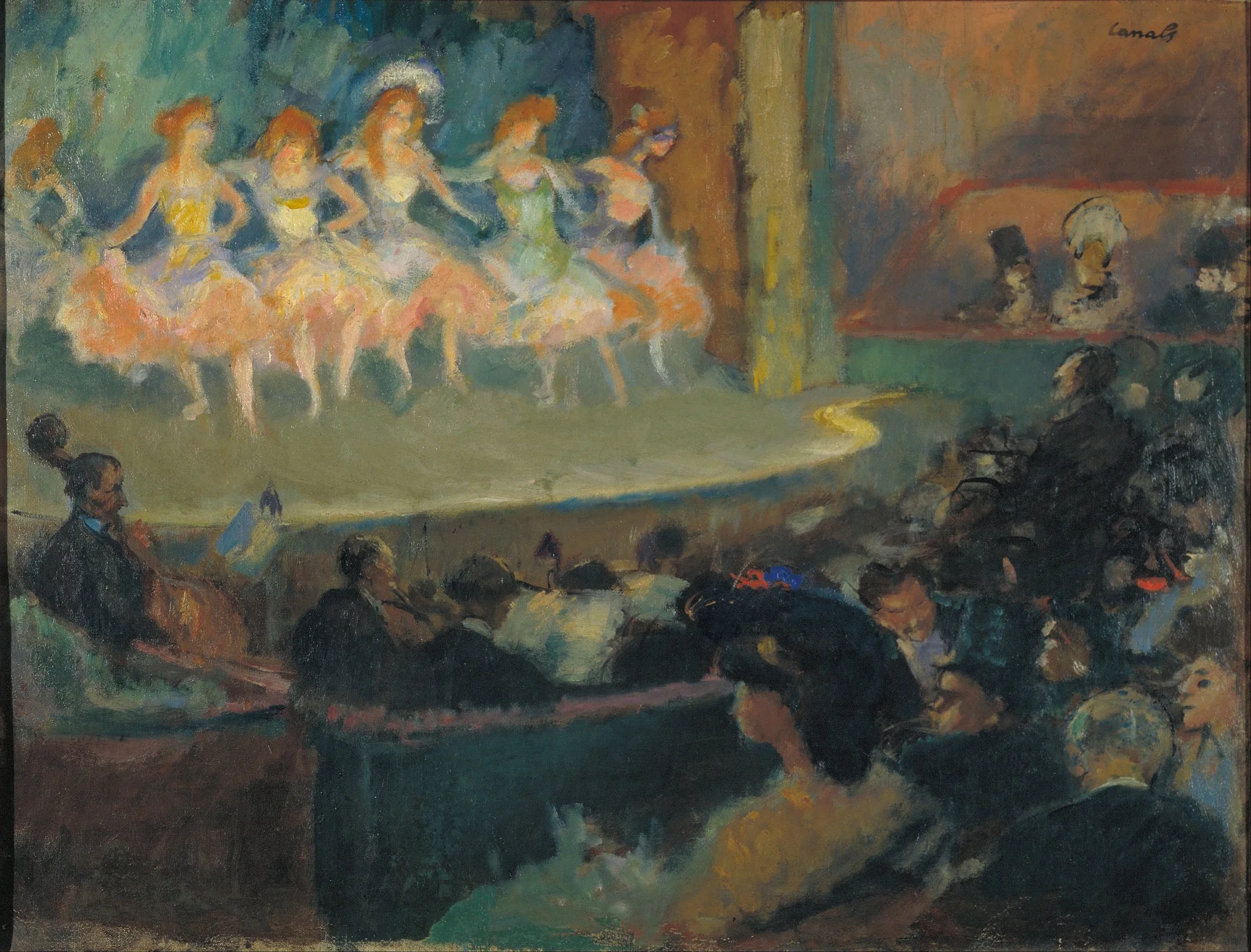 Café Concert, detail