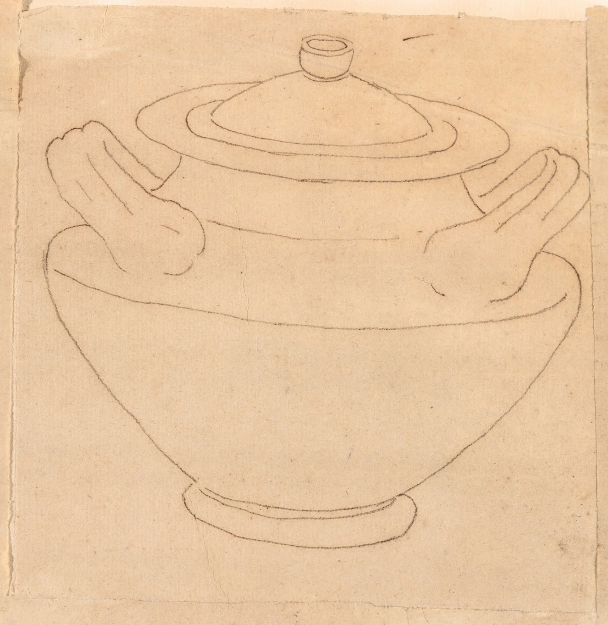 Double-Handled Pot, detail