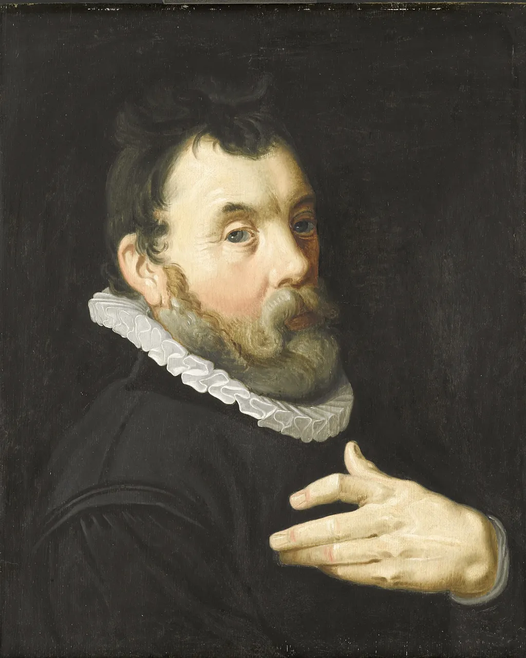 Portrait of a Man, by Aert Pietersz, oil, 1635