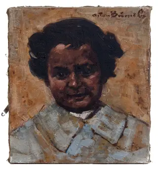 Cap de copil, by Octav Băncilă, unspecified, 1850