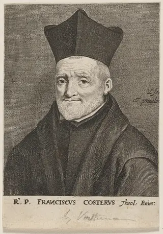 R. P. Francis Coster, by Lucas Emil Vorsterman, ink, 1635
