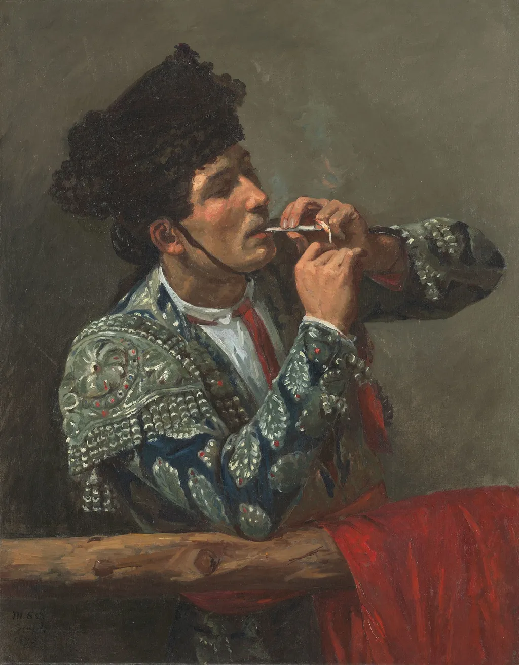 After the Bullfight, by Mary Cassatt, oil, 1873