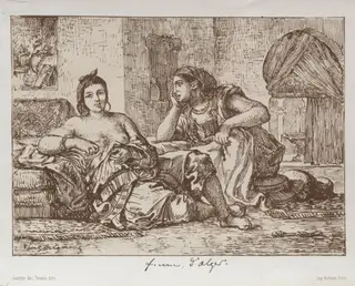 Women of Algiers, by Eugène Delacroix, 1833