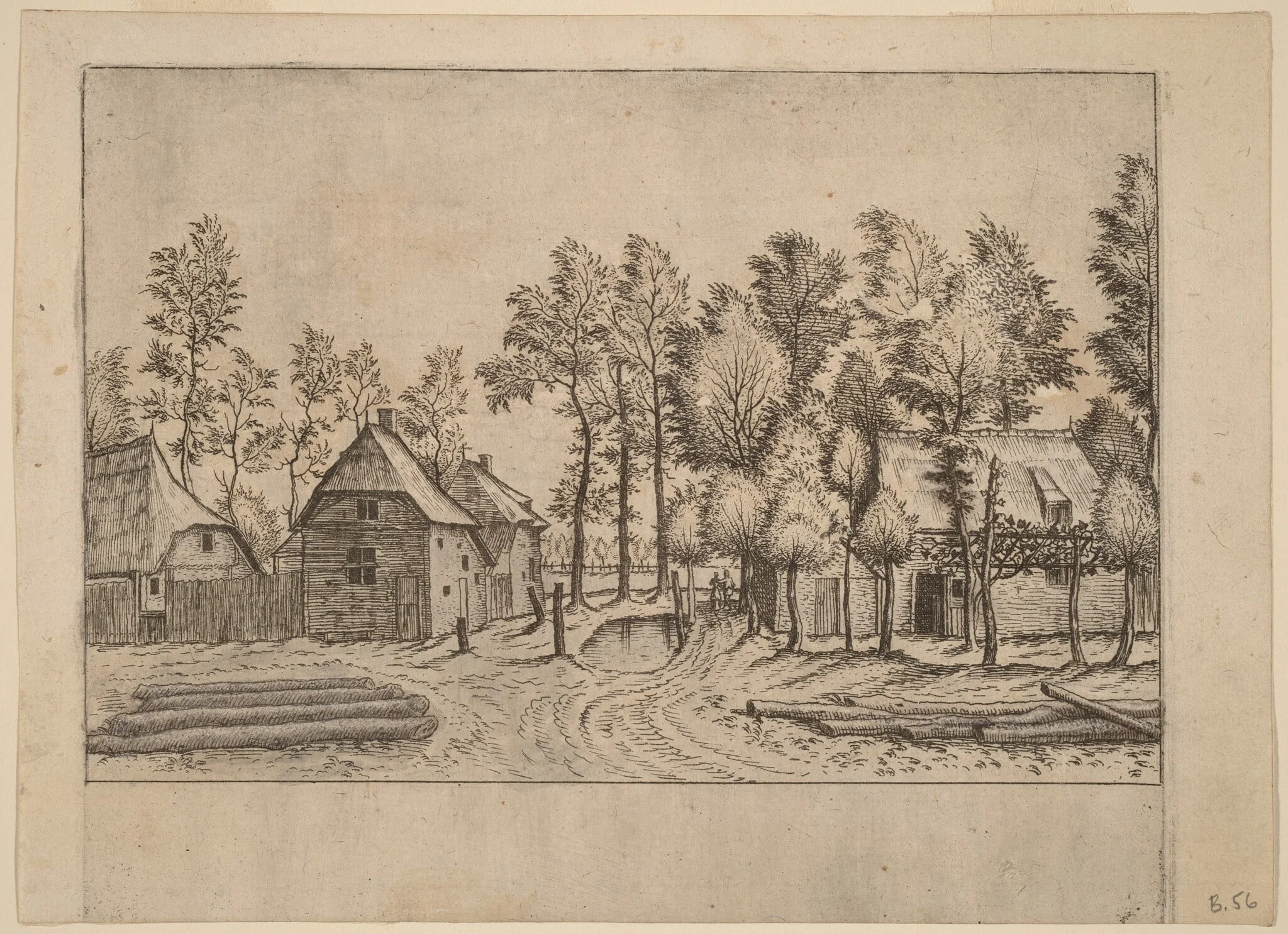 Village Street, detail