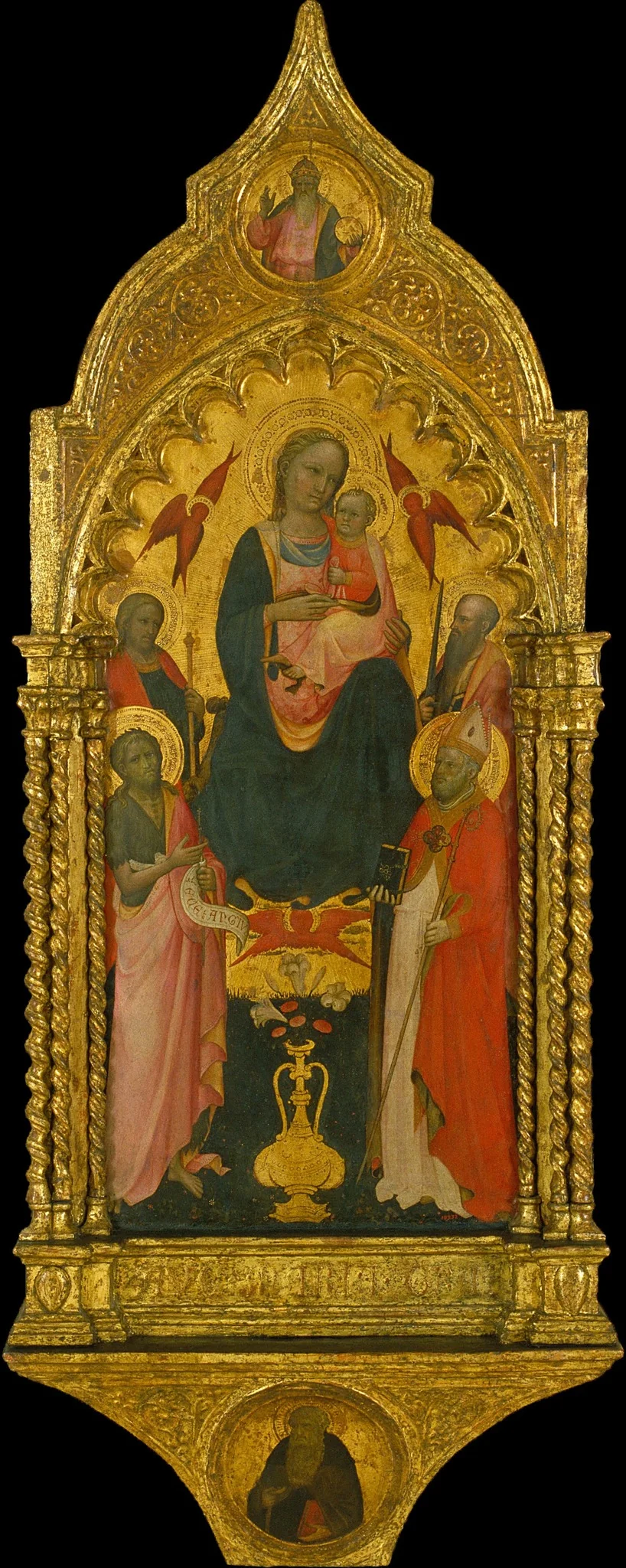 Virgin and Saints, detail