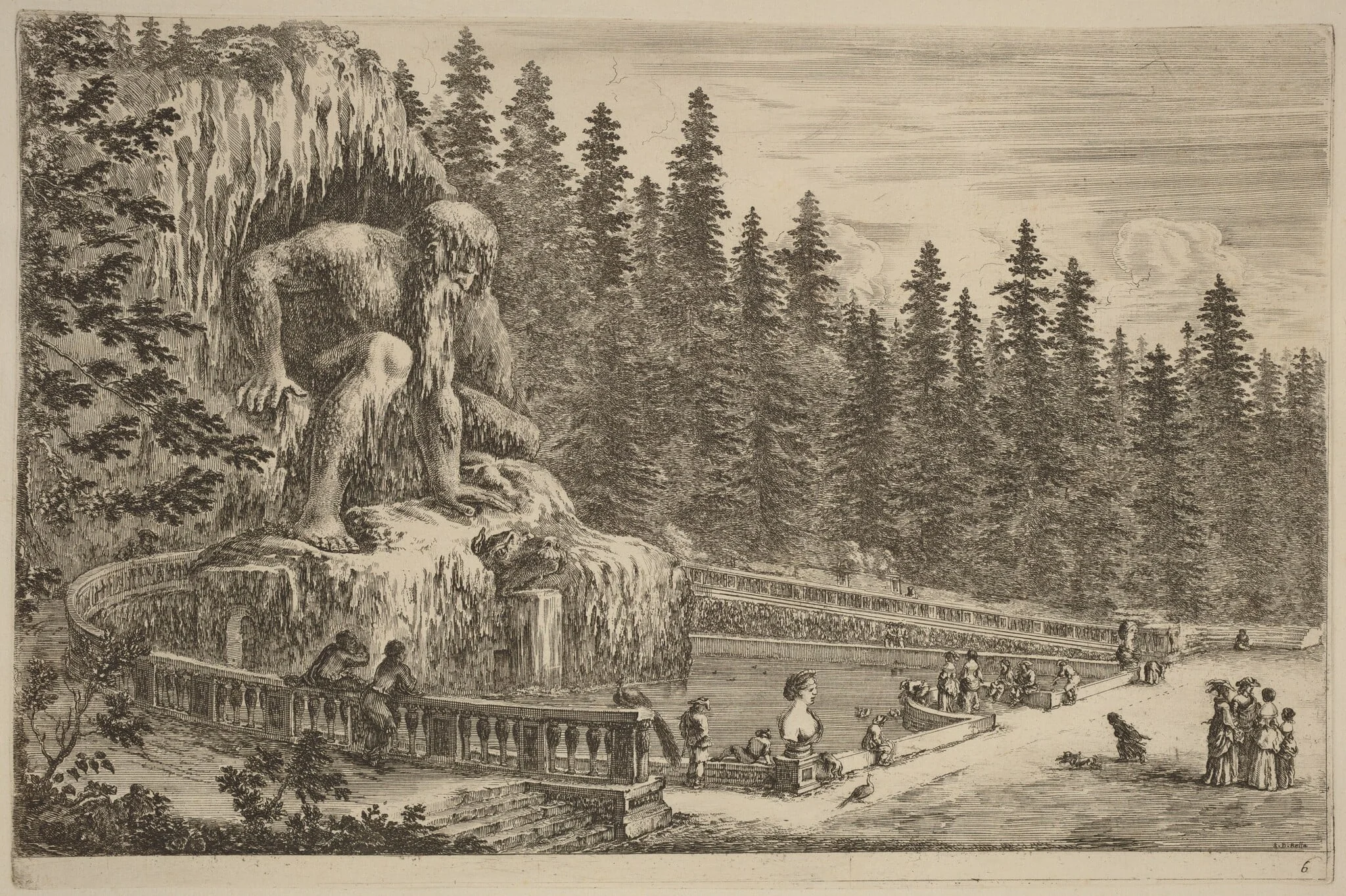 Colossal Statue of the Apennines, detail