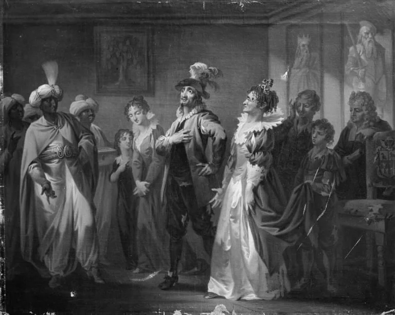 Don Ranudo de Colibrados, V. akt, 4. scene, detail