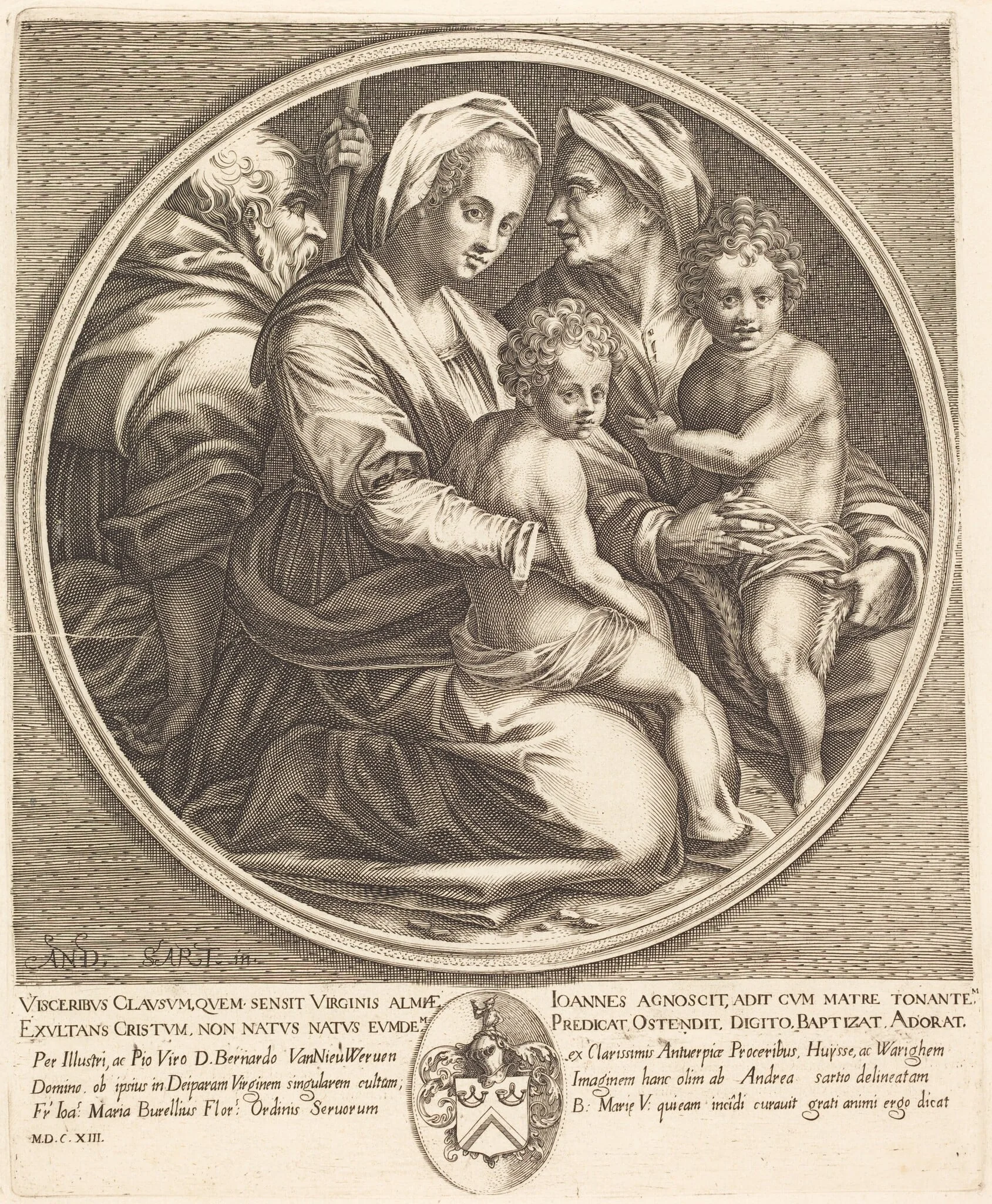 The Holy Family, detail