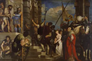 Ecce Homo, by Titian, oil, 1543