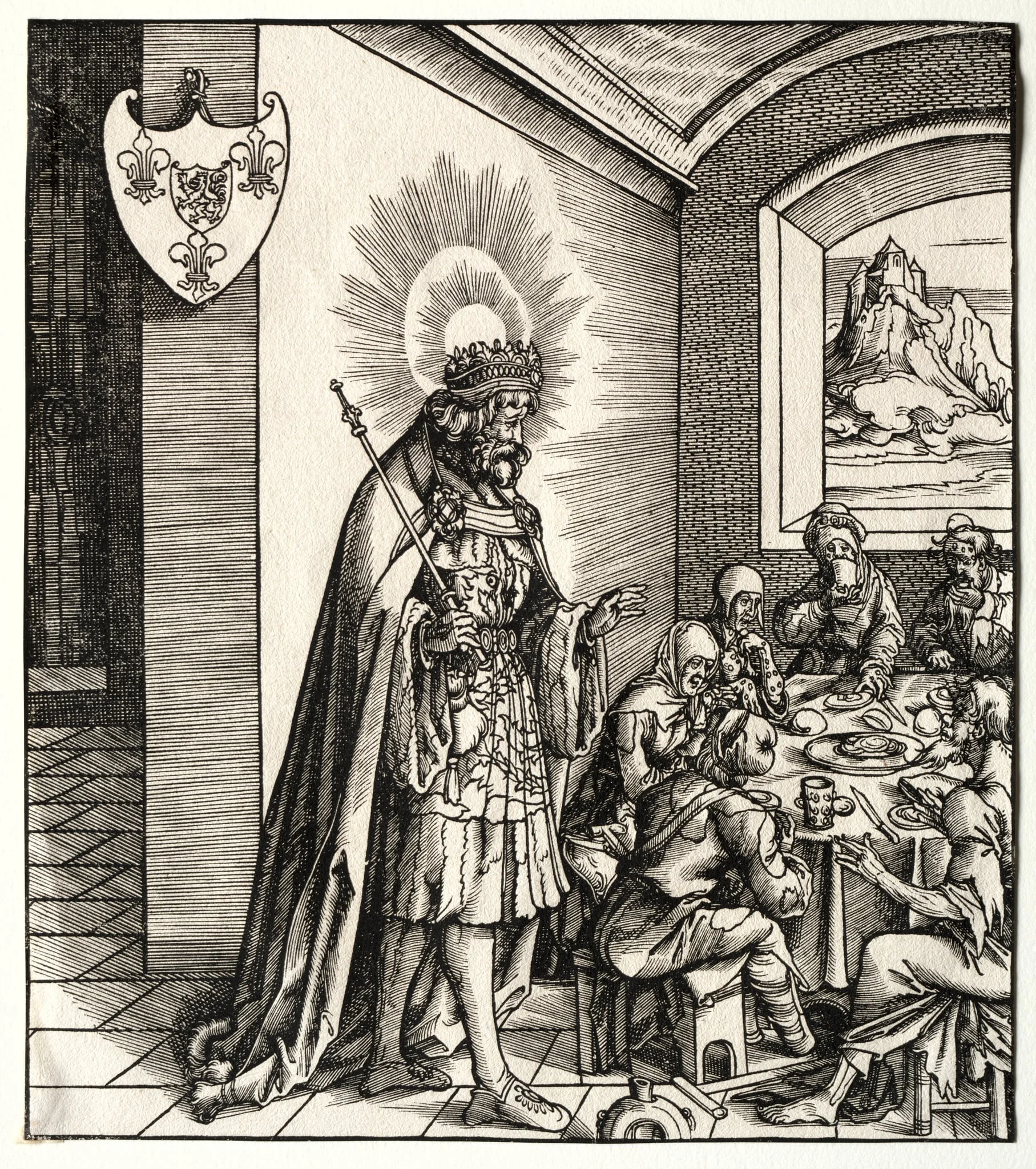 Saints Connected with the House of Habsburg: A General Account of the Ancestry of Emperor Maximilian I, detail