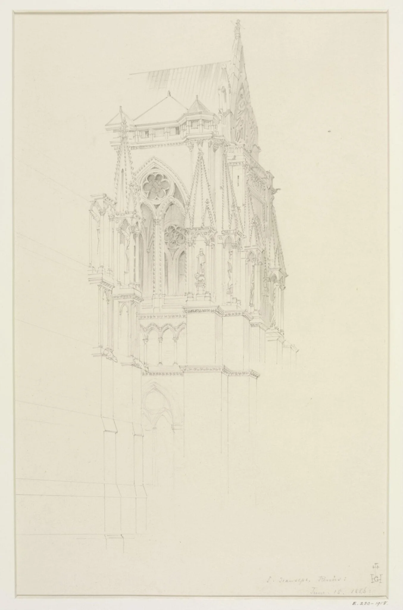 Architectural drawing, detail