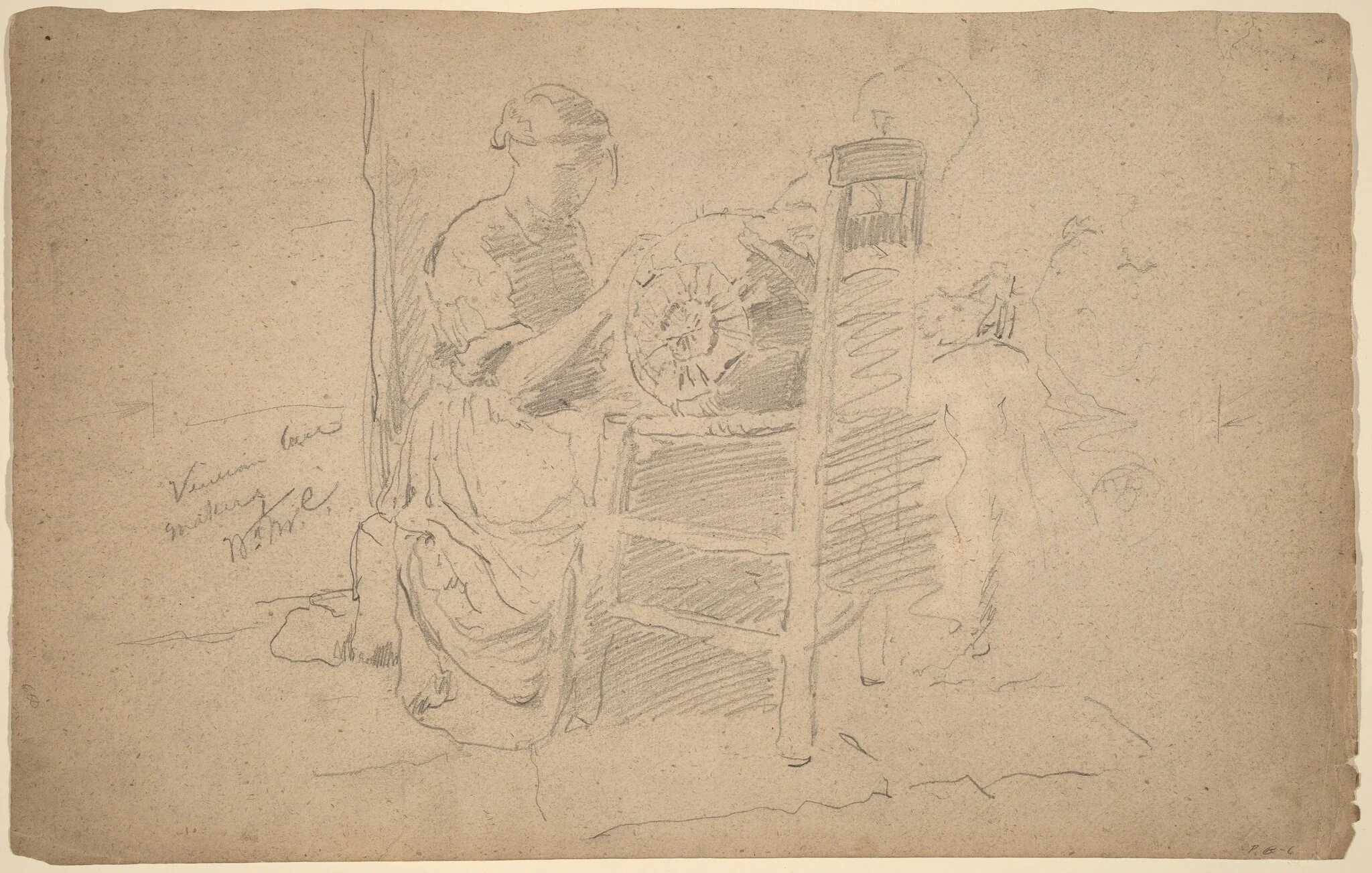 Venetian Lace Making, detail