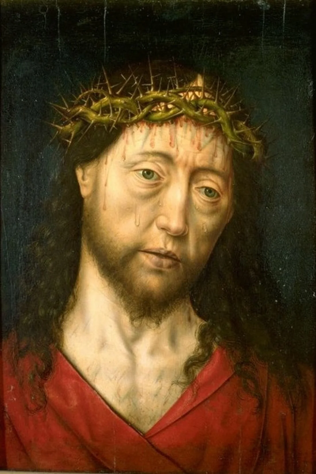 Christus mit der Dornenkrone, detail