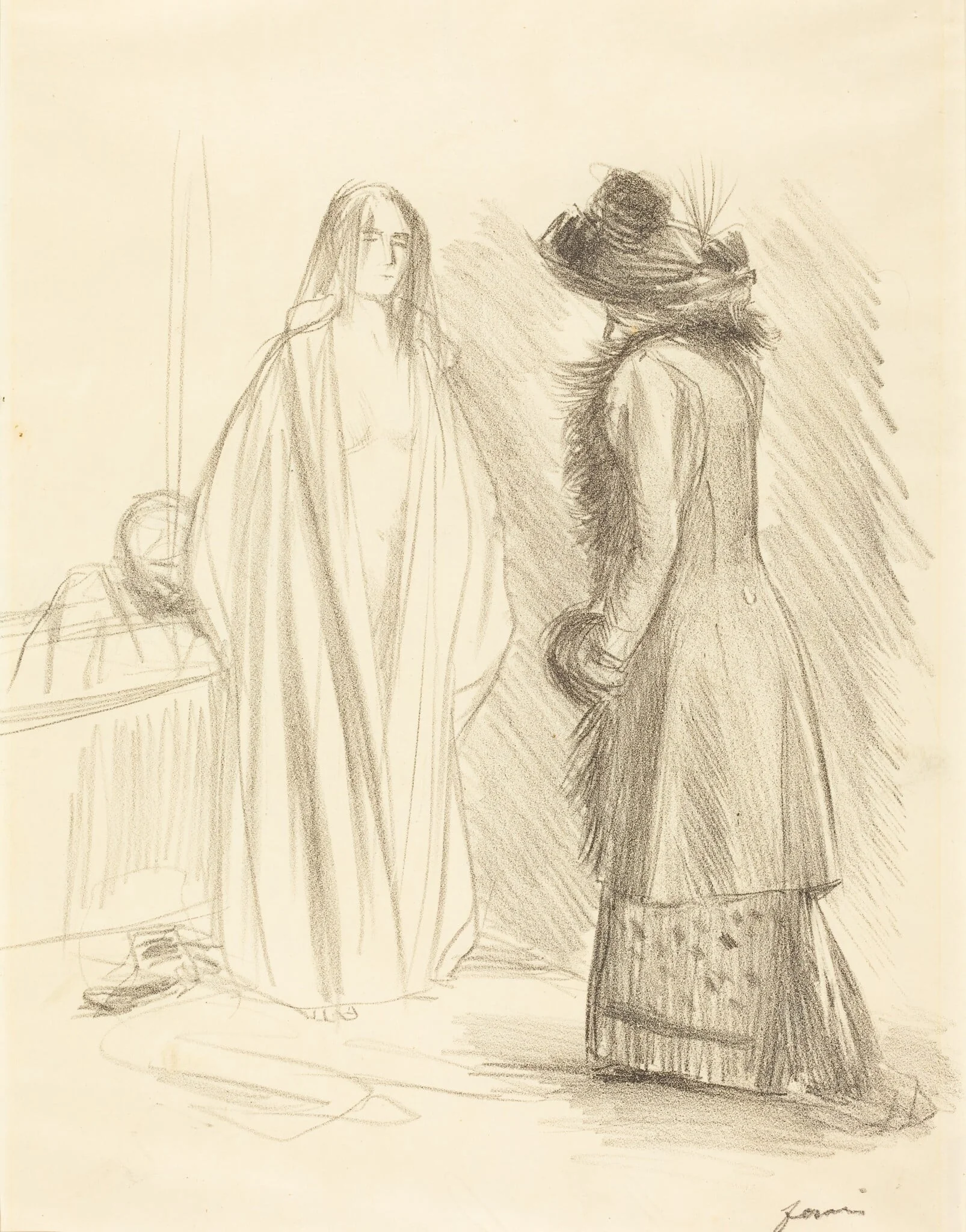 Dans la salle de bains (In the Bathroom), detail