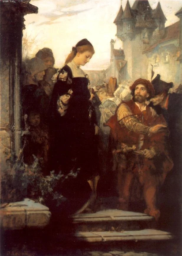 Faust and Margaret, detail