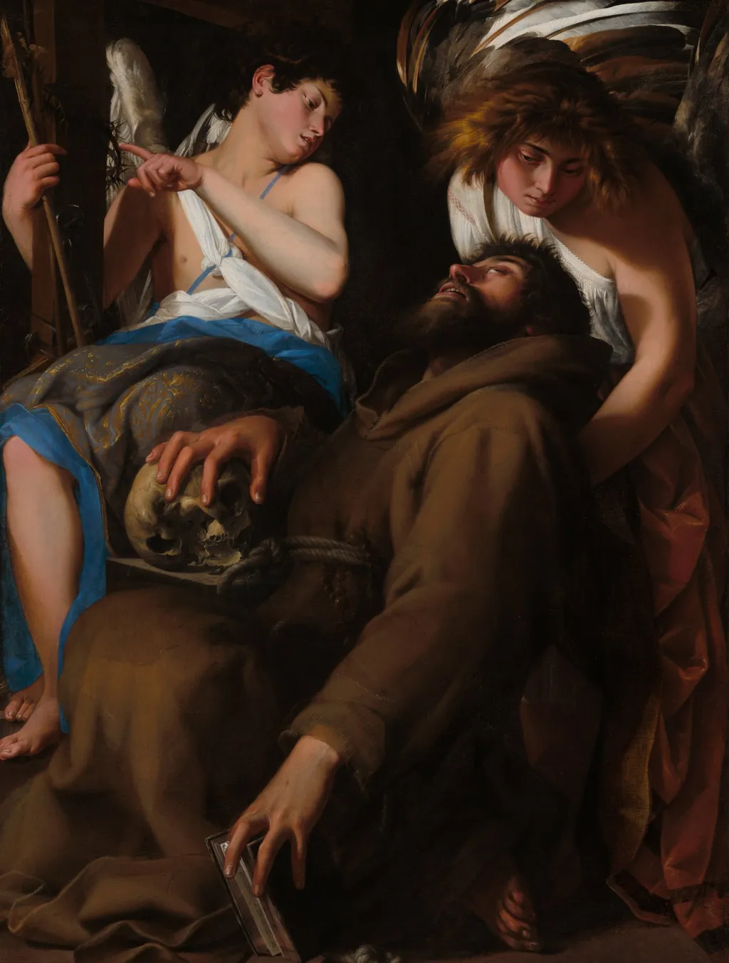 The Ecstasy of Saint Francis, by Giovanni Baglione, oil, 1601