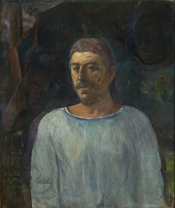 Self-portrait (Near Golgotha), detail