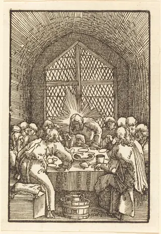 The Last Supper, by Albrecht Altdorfer, ink, 1513