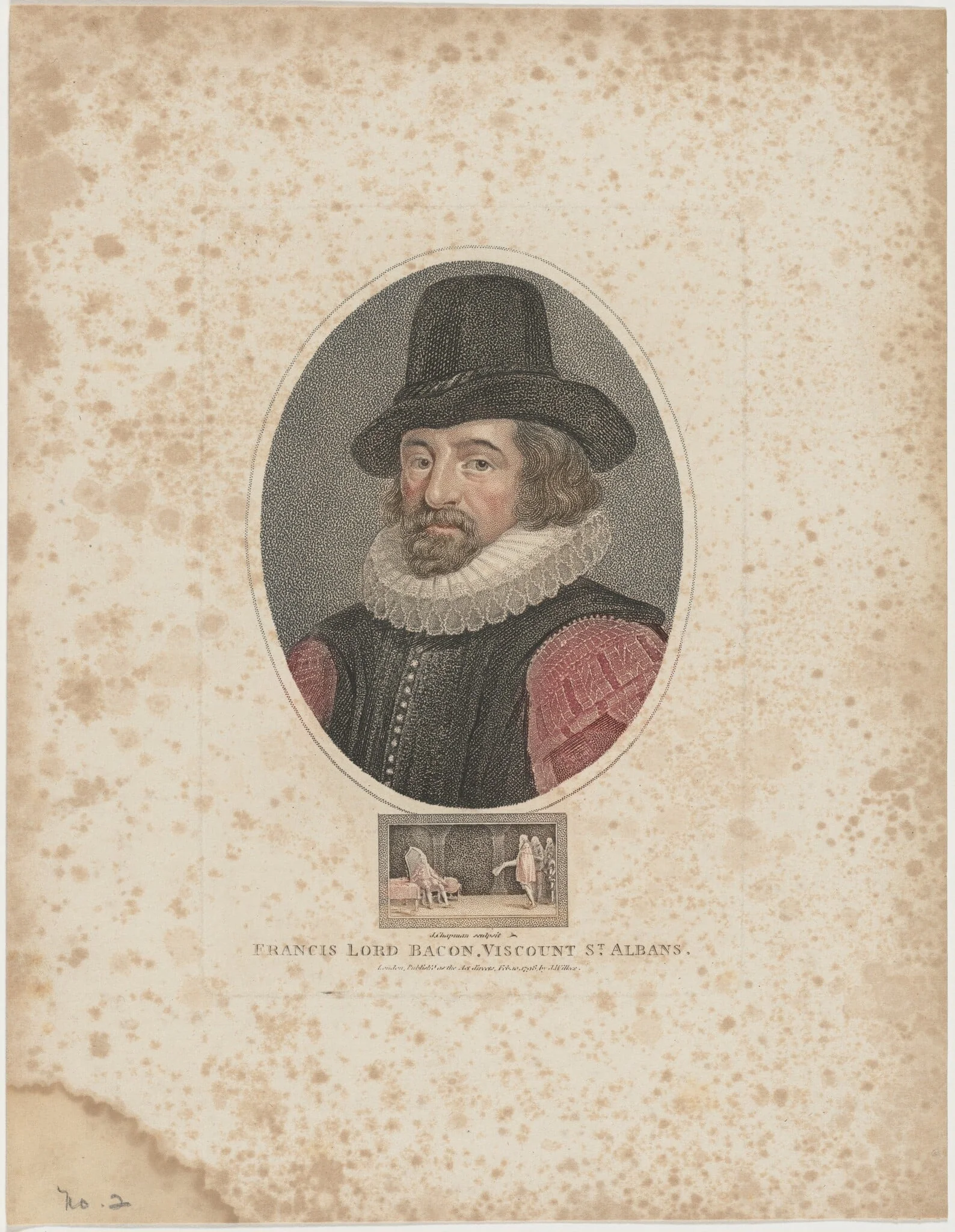 Francis Lord Bacon, detail