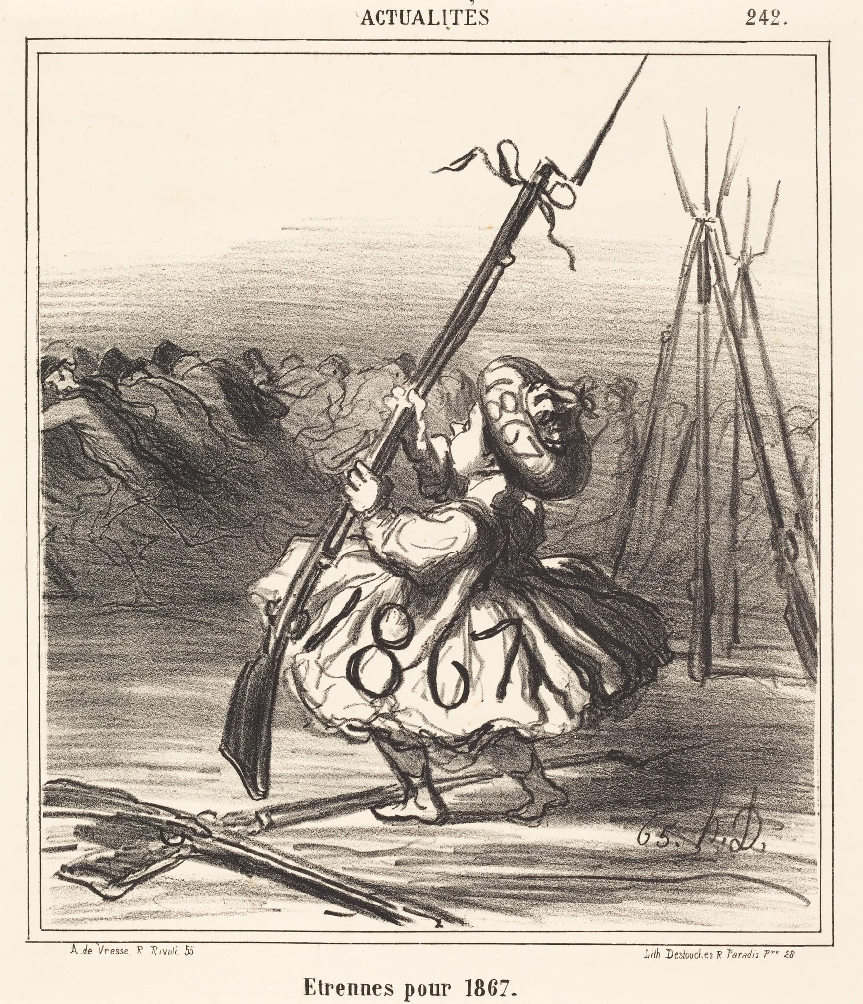 Étrennes pour 1867, detail