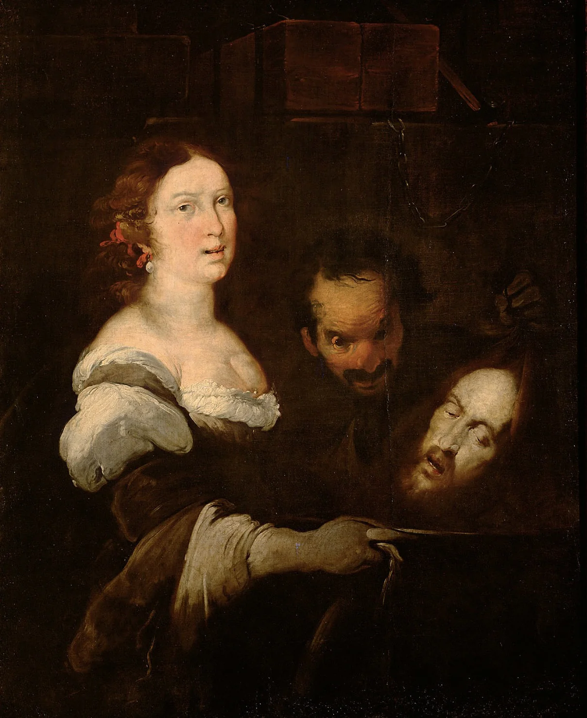 Salome with the head of St John the Baptist, detail