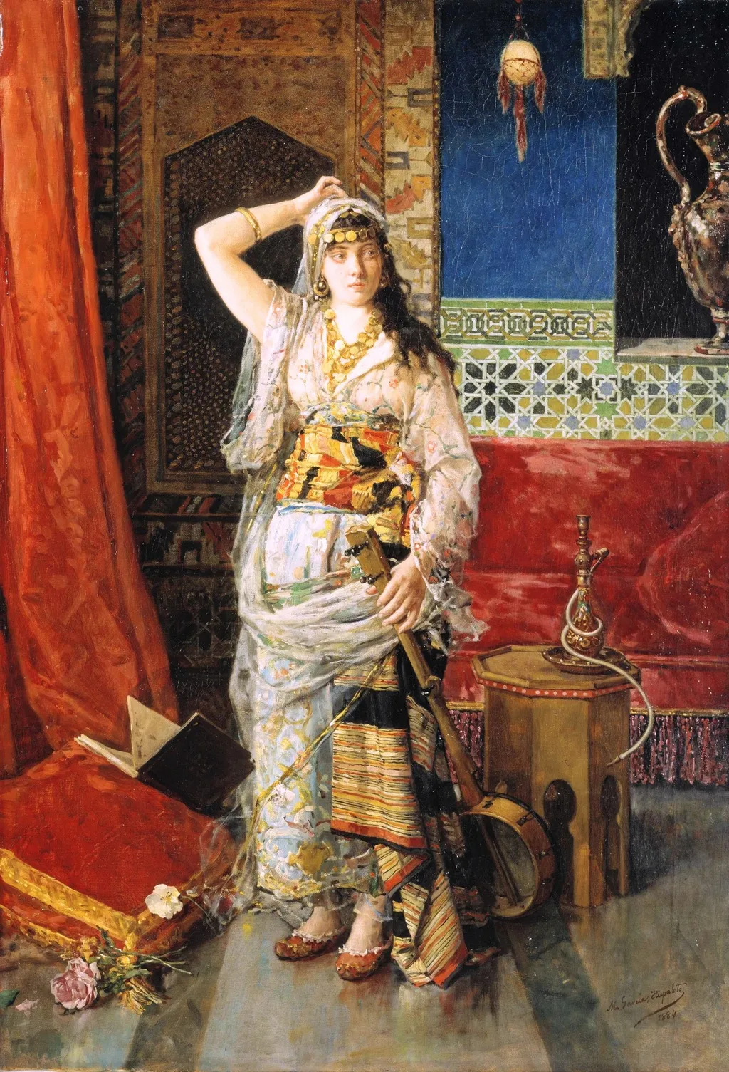 Faraj, by Manuel García Hispaleto, oil, 1892