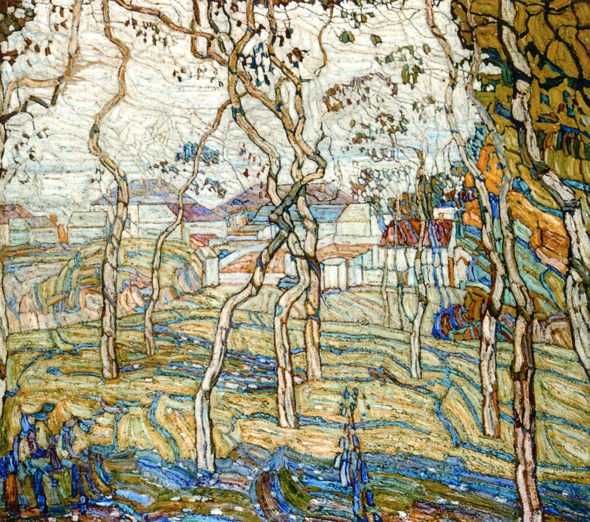 Springtime at Kurenivka, detail