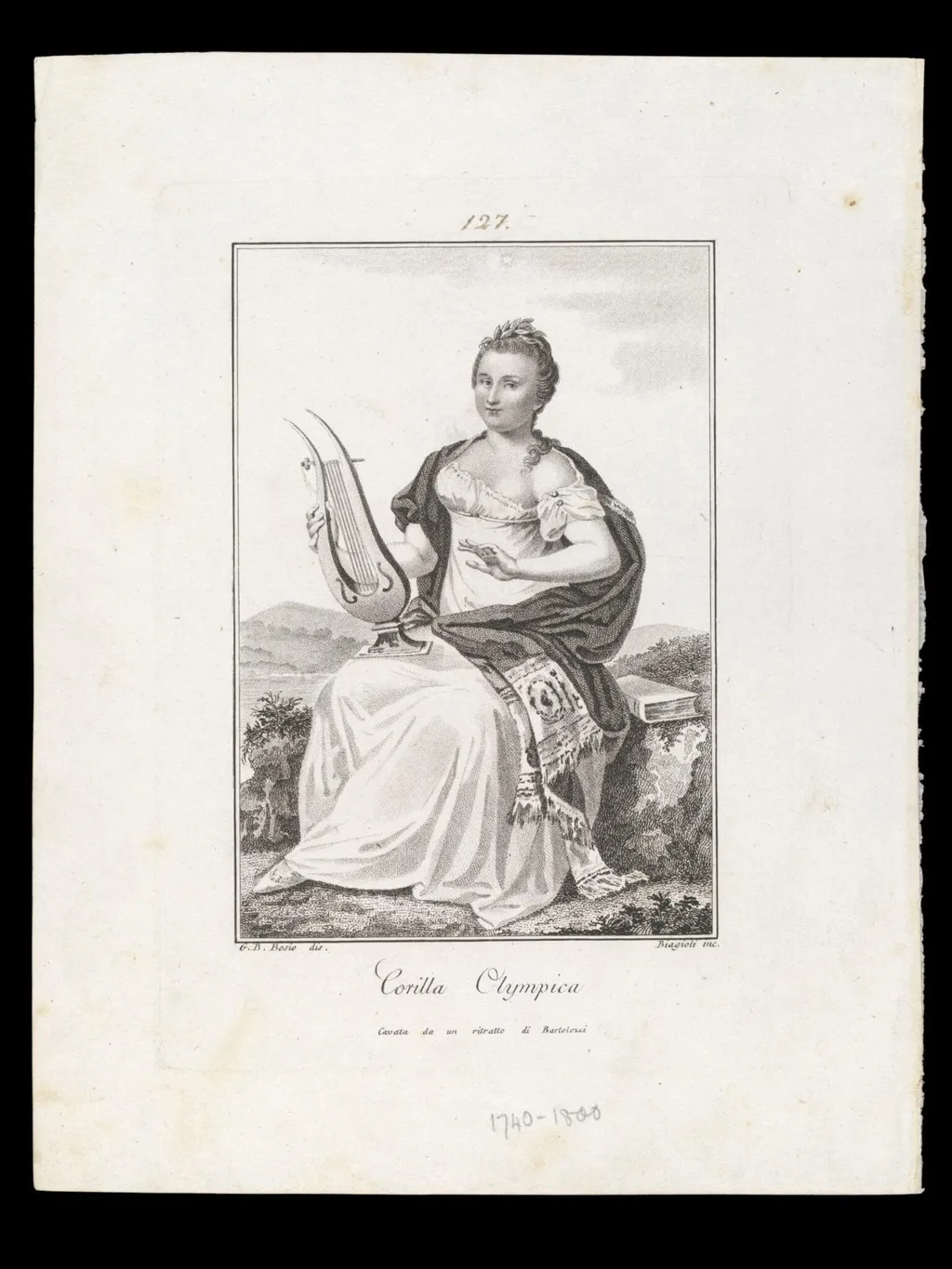 H Beard Print Collection, by G. B. Bosio, 1750