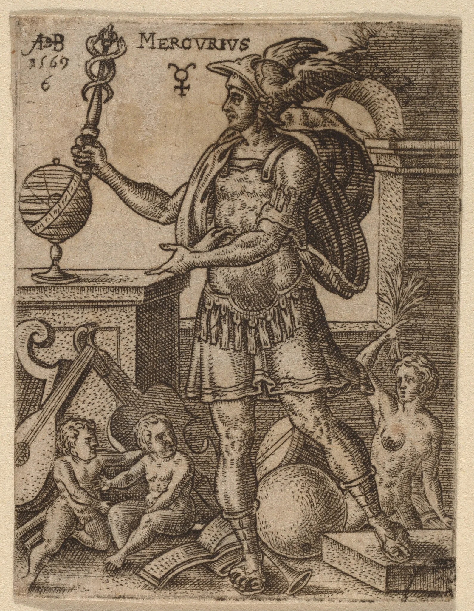 Mercury, detail