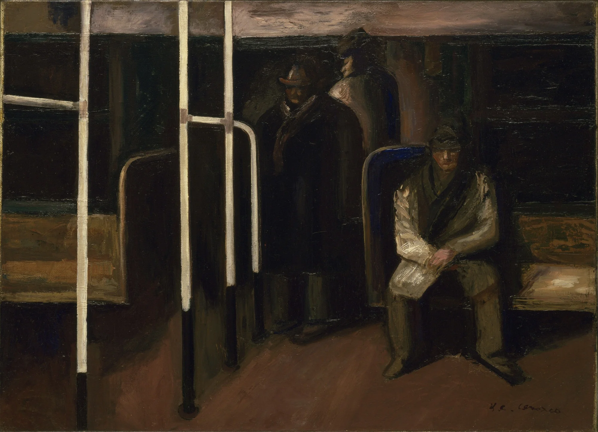 The Subway, detail