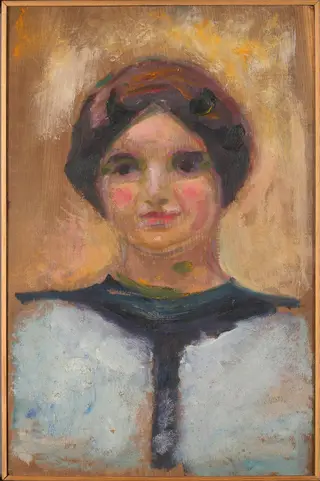 Ingeborg Kaurin, by Edvard Munch, oil, 1911